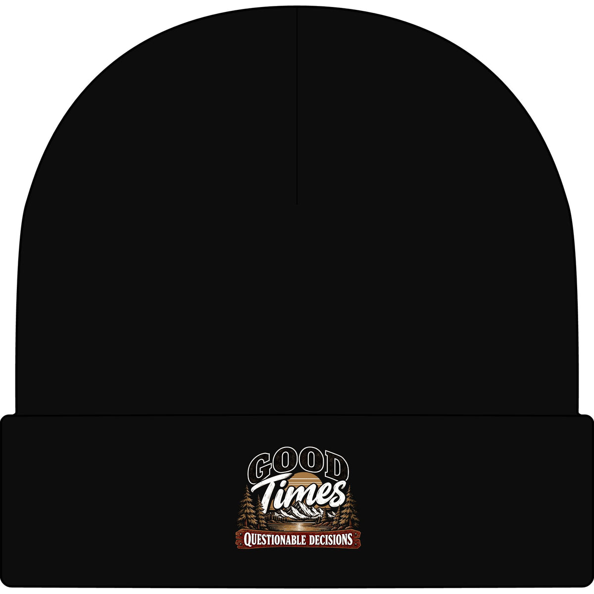 Good Times Questionable Decisions - AS Colour 1107 Cuff Beanie