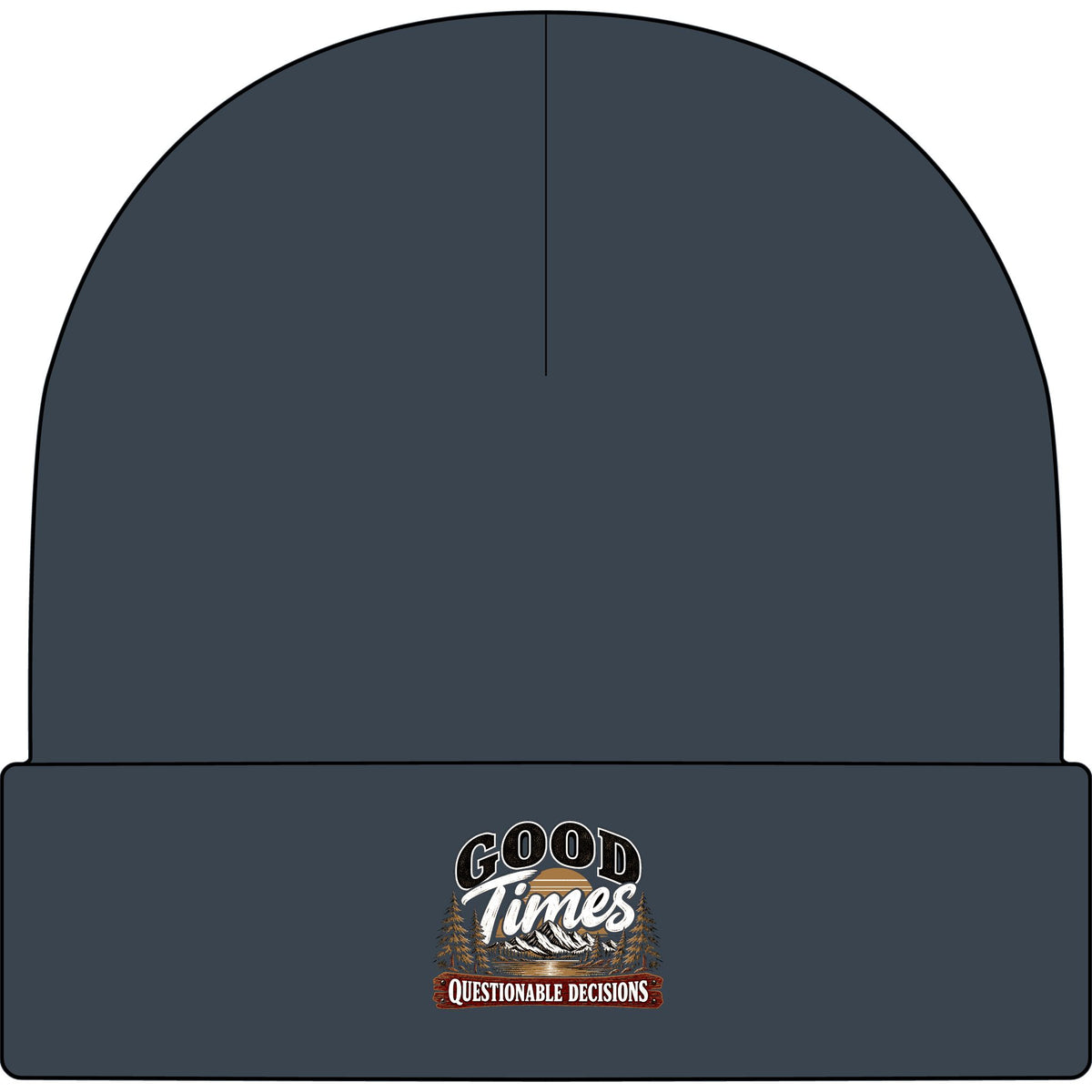 Good Times Questionable Decisions - AS Colour 1107 Cuff Beanie