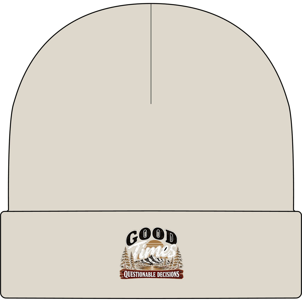 Good Times Questionable Decisions - AS Colour 1107 Cuff Beanie