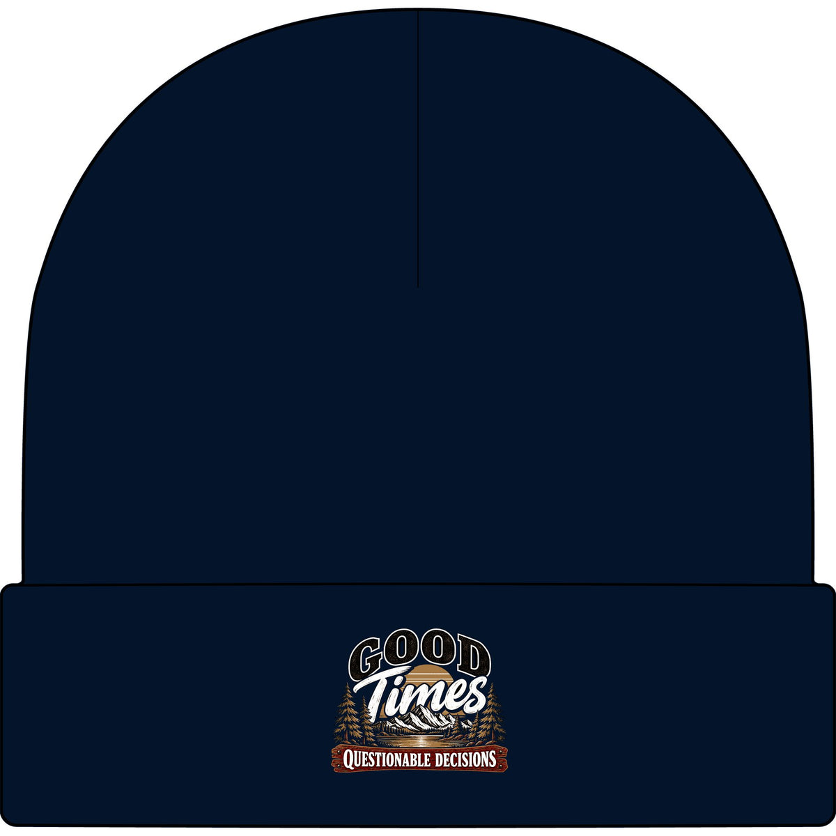 Good Times Questionable Decisions - AS Colour 1107 Cuff Beanie