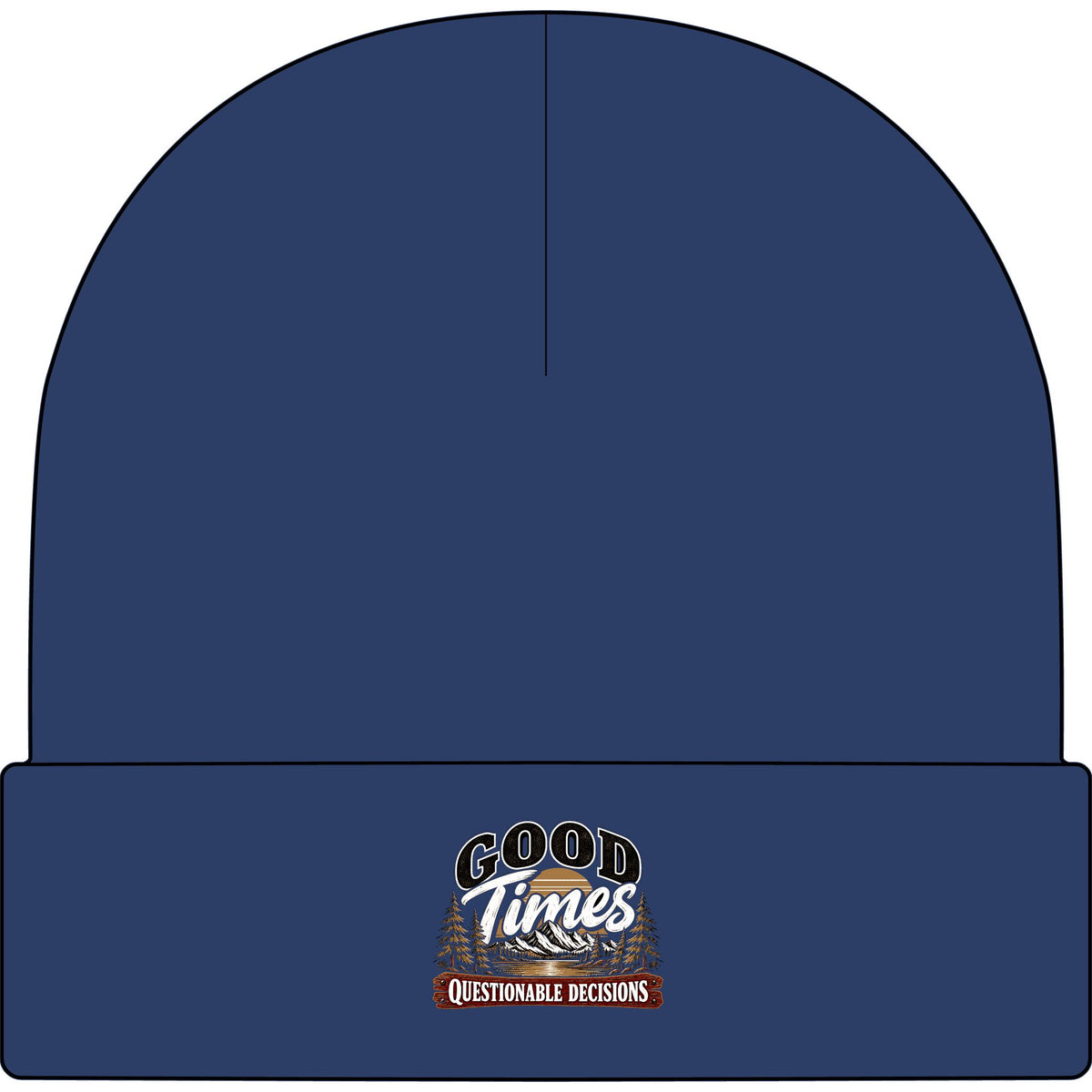 Good Times Questionable Decisions - AS Colour 1107 Cuff Beanie