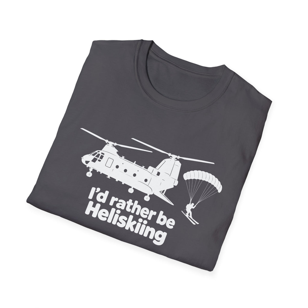 Id Rather Be Heliskiing - Classic Tee