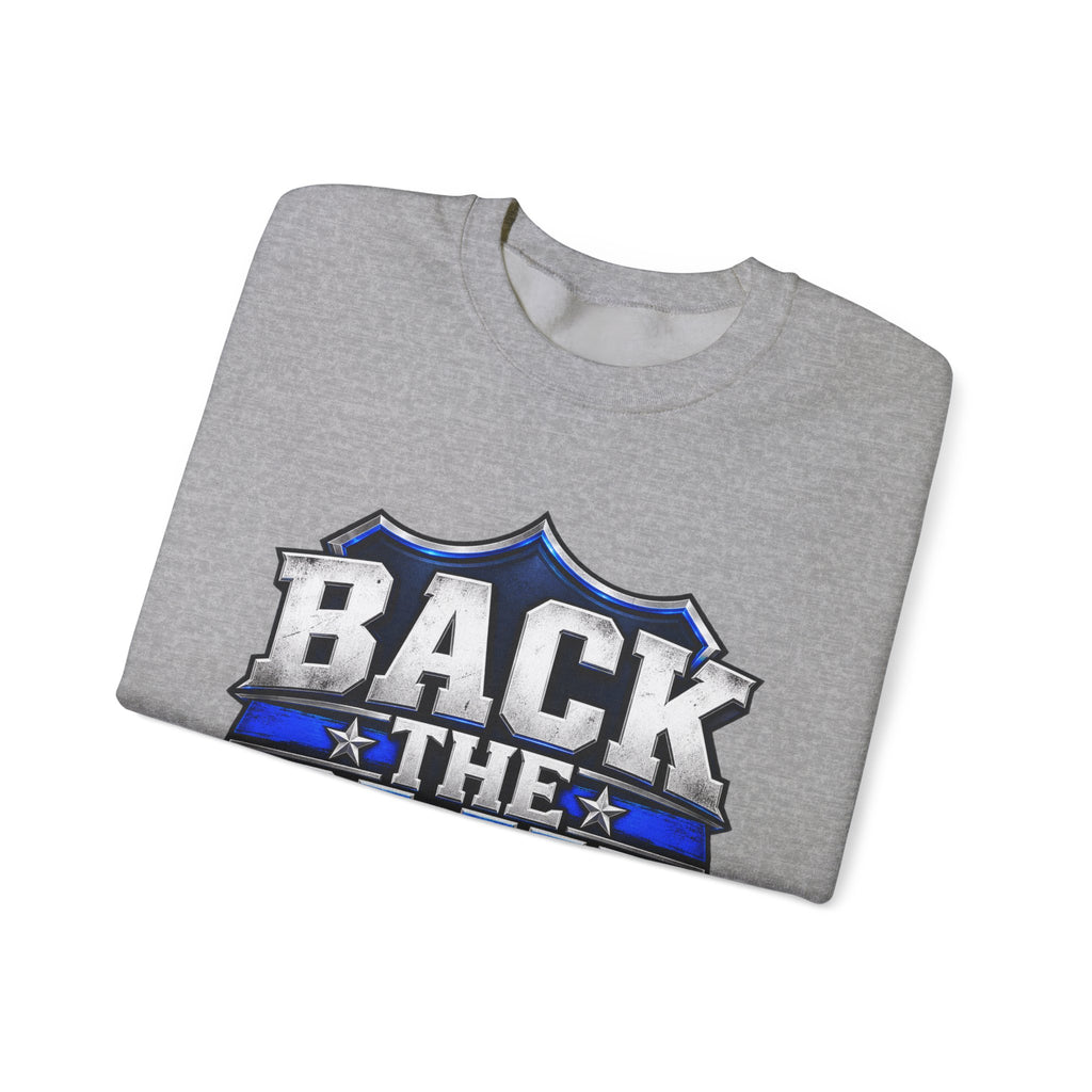 Back the Blue Shield - Crewneck Sweatshirt