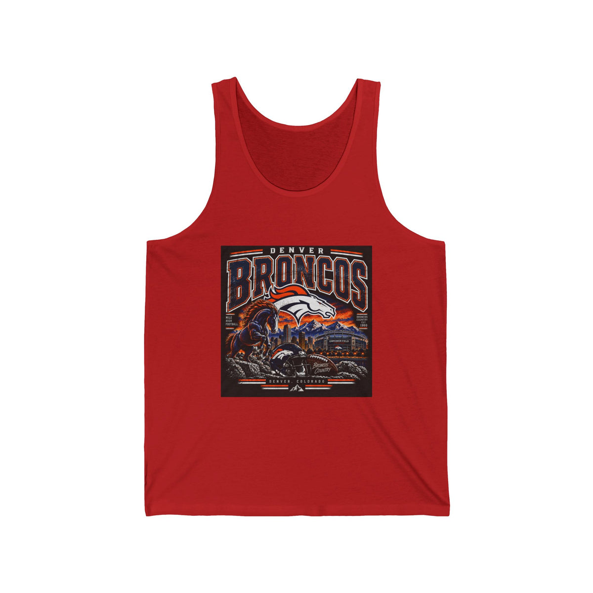 Denver Broncos Mile High Pride - Athletic Tank