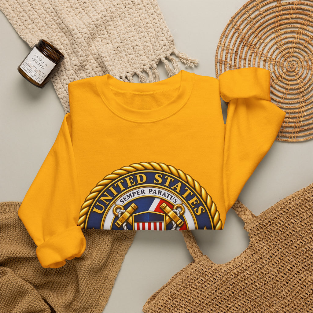 U.S. Coast Guard Emblem - Crewneck Sweatshirt