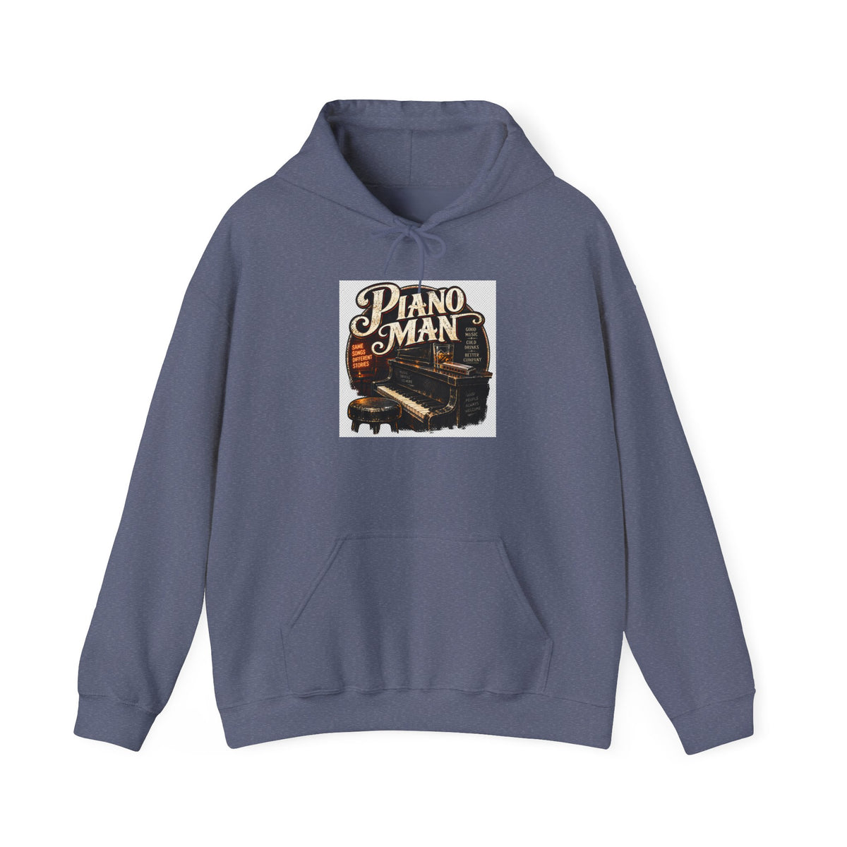 Piano Man Retro Bar - Hoodie