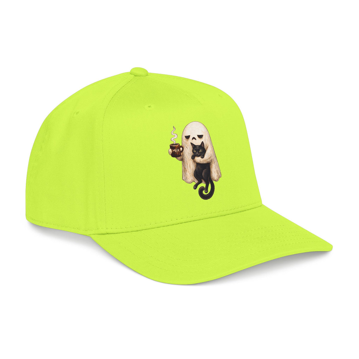 Meh Ghost and Black Cat - OTTO Baseball Hat