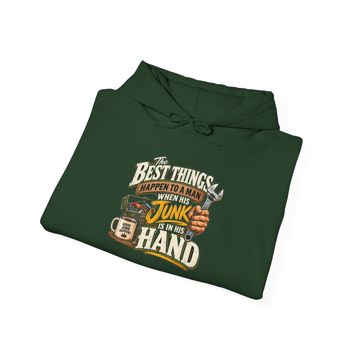 Best Things Happen in a Man's Hand - Hoodie