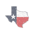 Weathered Texas Flag - Kiss-Cut Sticker