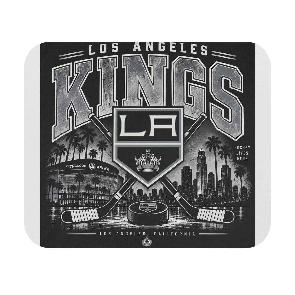 LA Kings Hockey Lives Here - Mouse Pad