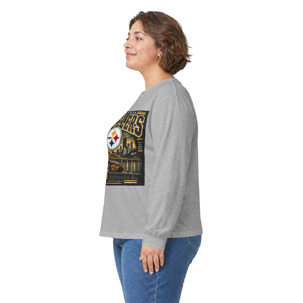 Pittsburgh Steelers Steel City Pride - Unisex Ultra Cotton Long Sleeve Tee