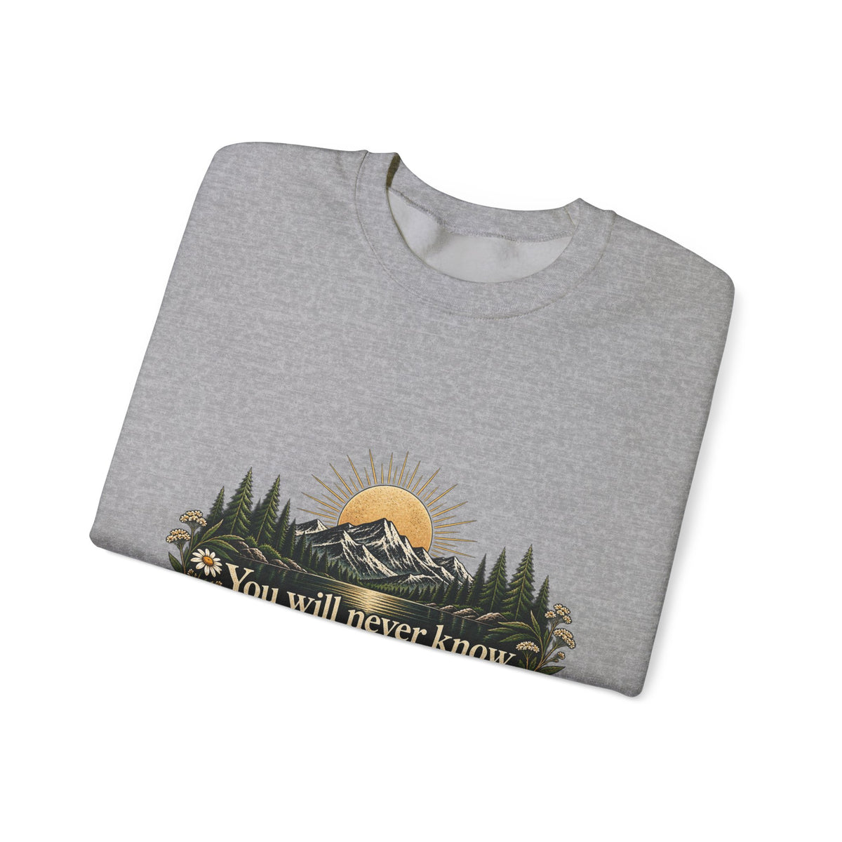 You Will Never Know The Violence It Took To Become This Peaceful - Crewneck Sweatshirt