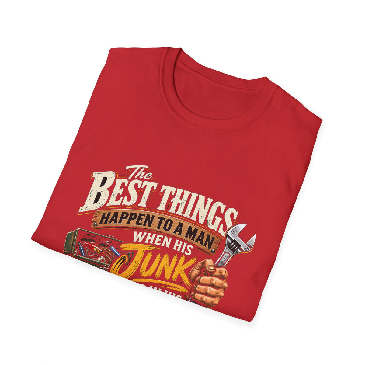 Best Things Happen in a Man's Hand - Classic Tee