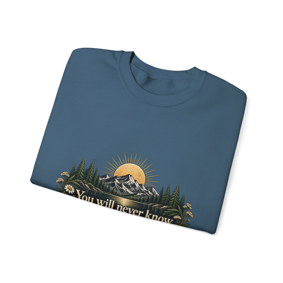 You Will Never Know The Violence It Took To Become This Peaceful - Crewneck Sweatshirt