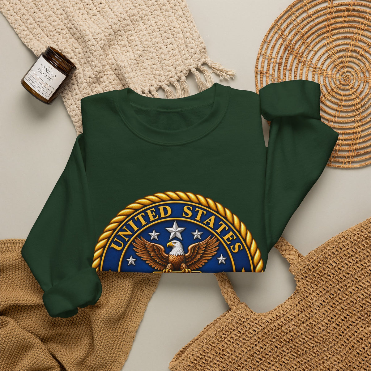 U.S. Air Force Emblem - Crewneck Sweatshirt