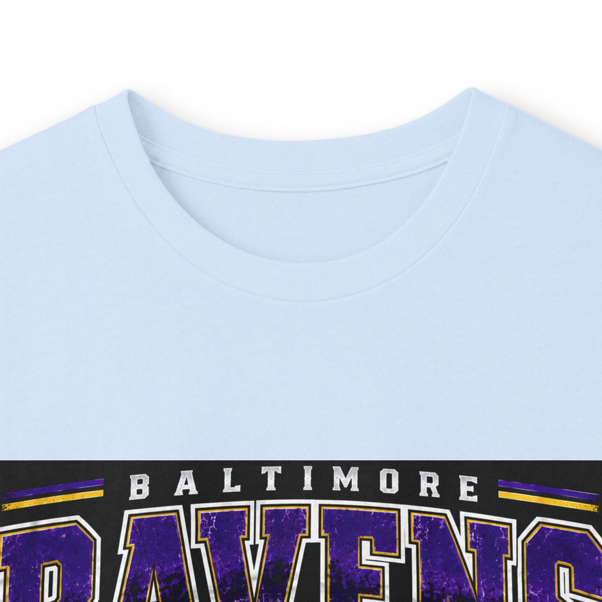 Baltimore Ravens Skyline Tee - Unisex Ultra Cotton Long Sleeve Tee
