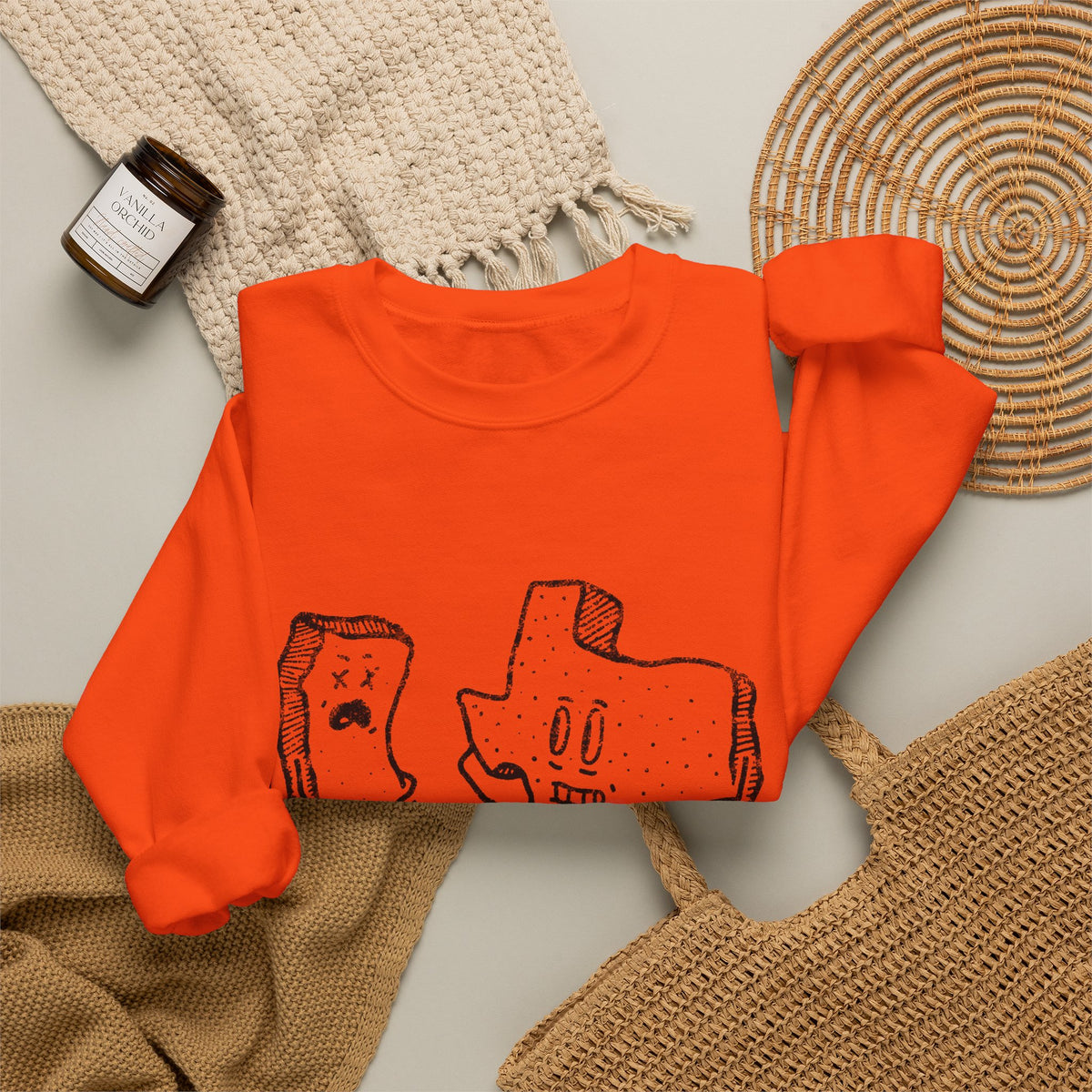 Texas v California - Crewneck Sweatshirt