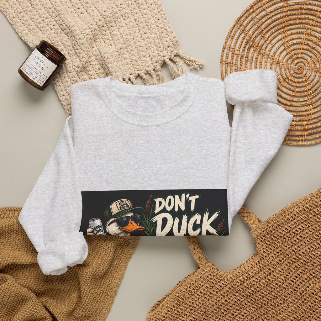 Duck With Me Camo - Crewneck Sweatshirt