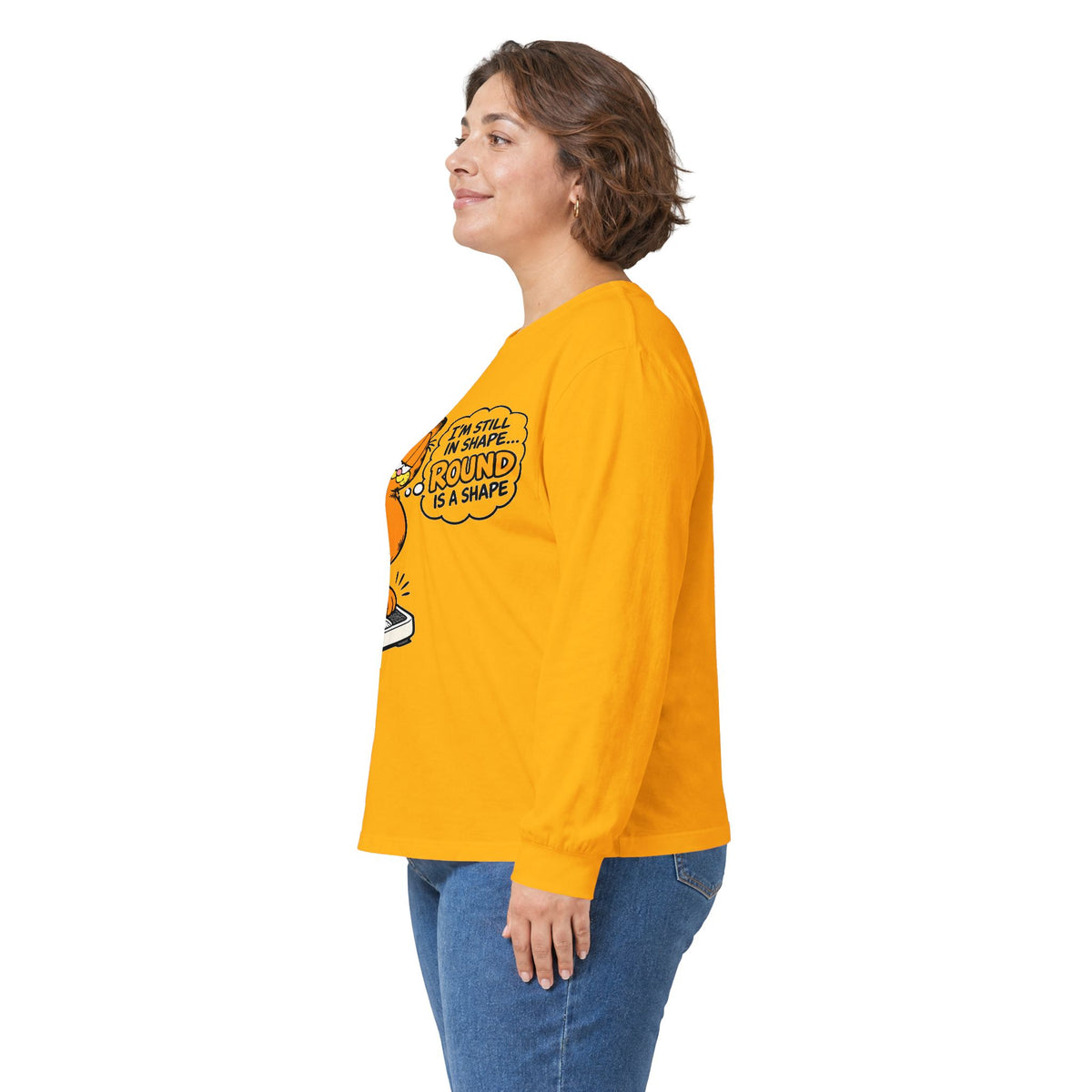 Round Shape Garfield - Unisex Ultra Cotton Long Sleeve Tee
