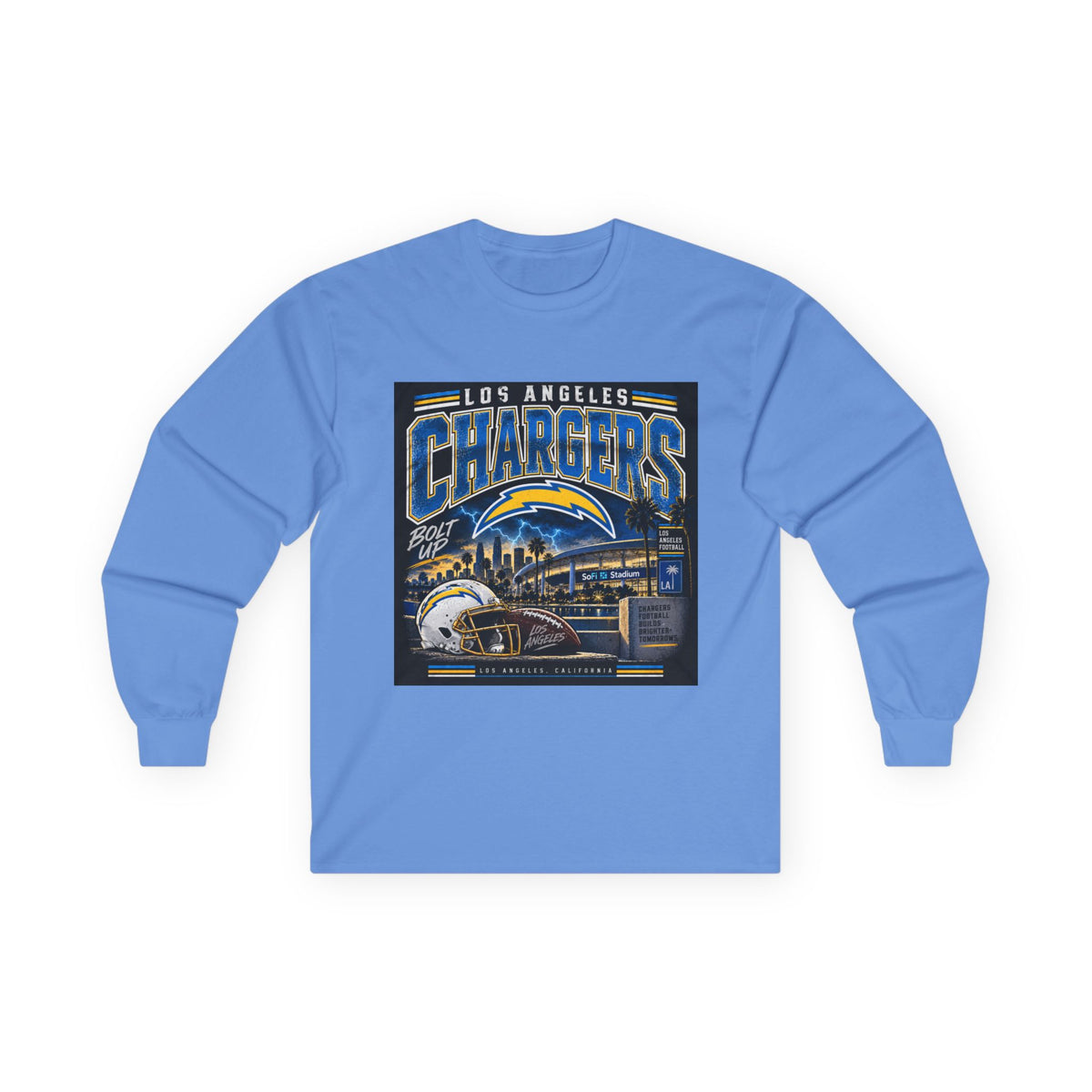 Los Angeles Chargers Bolt Up - Unisex Ultra Cotton Long Sleeve Tee