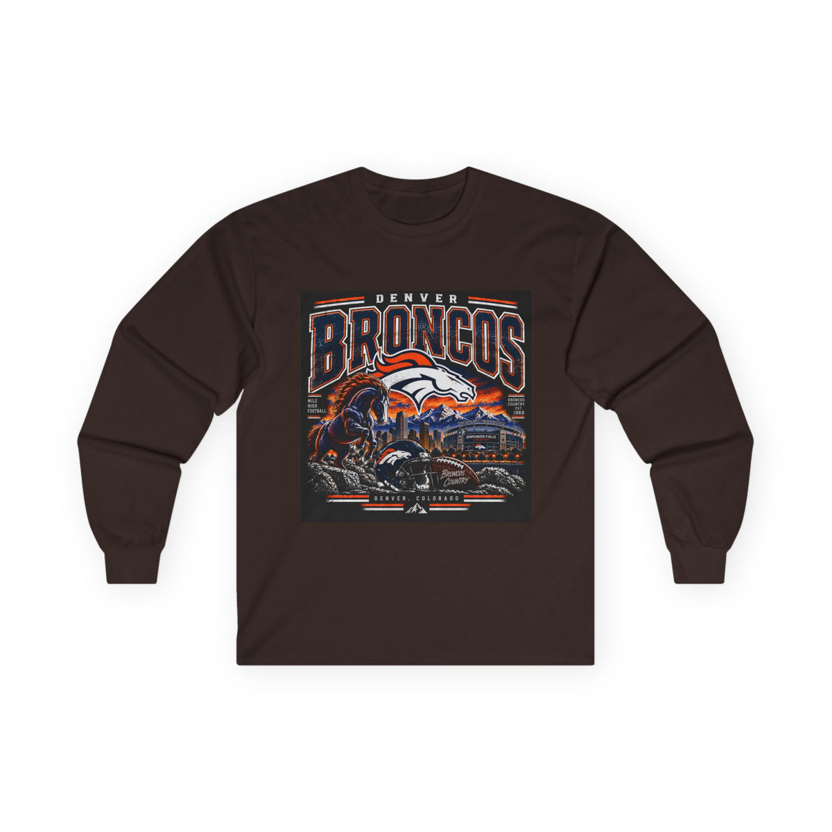 Denver Broncos Mile High Pride - Unisex Ultra Cotton Long Sleeve Tee