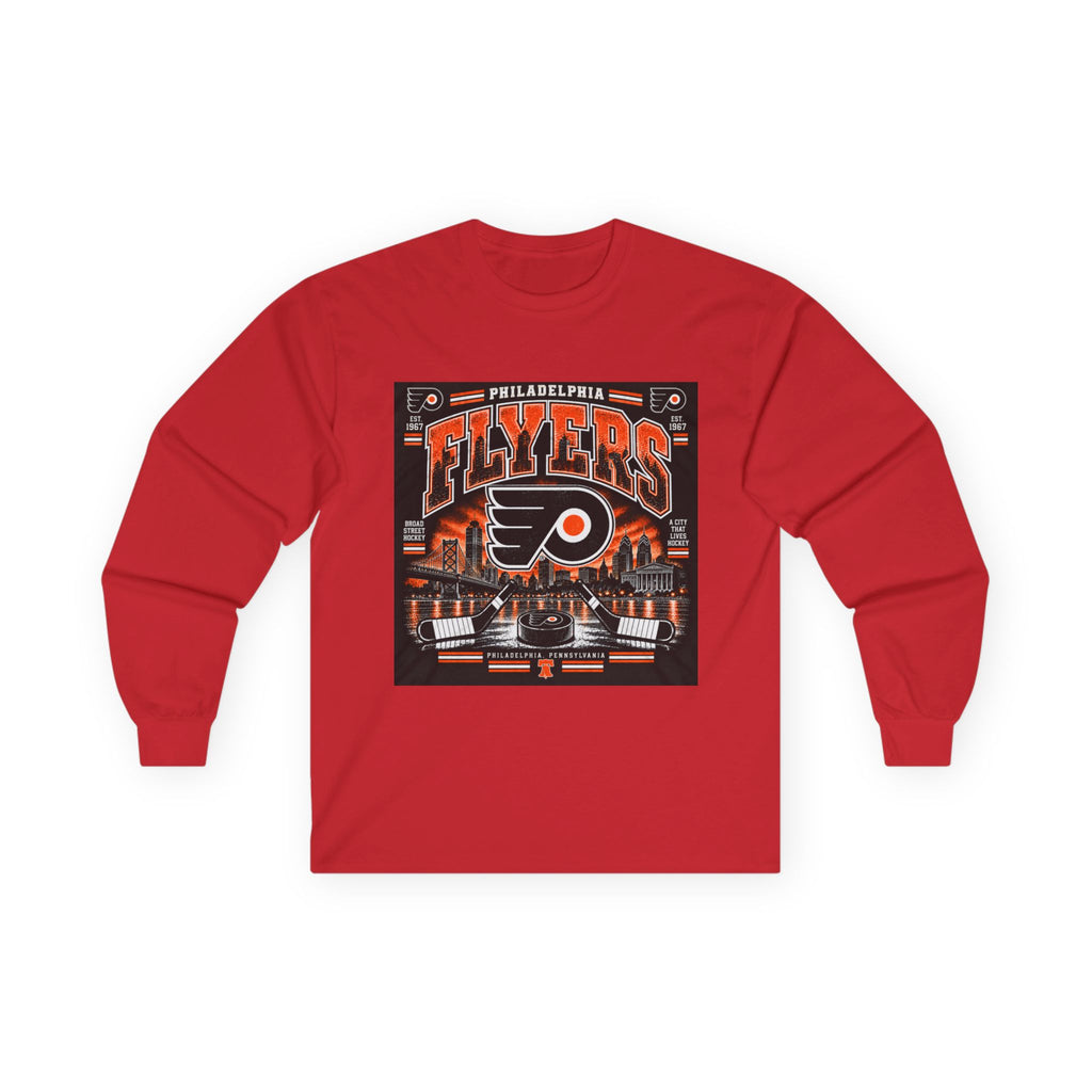 Philadelphia Flyers Urban Hockey - Unisex Ultra Cotton Long Sleeve Tee