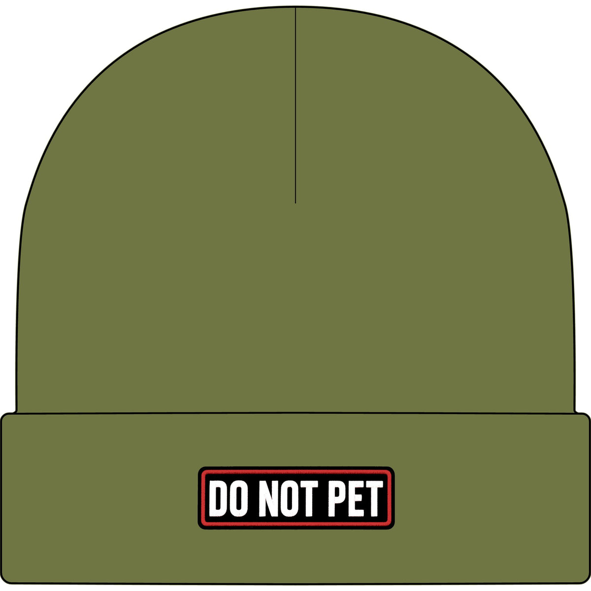 Do Not Pet - Service Dog Patch - AS Colour 1107 Cuff Beanie