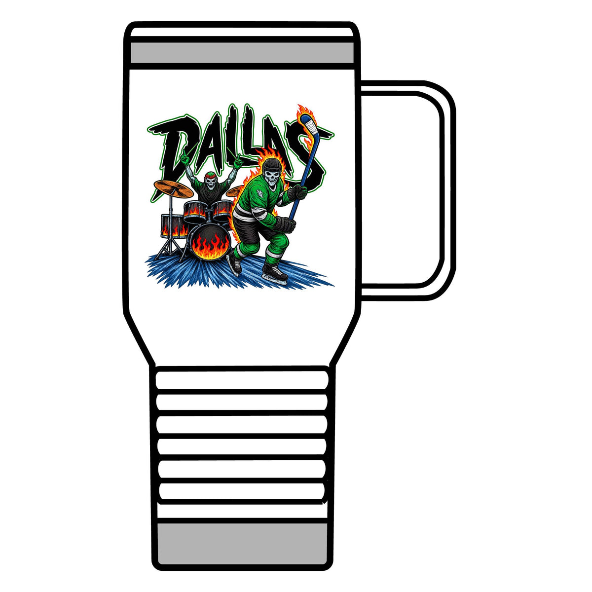 Dallas Stars Skeleton - 20oz Insulated Mug