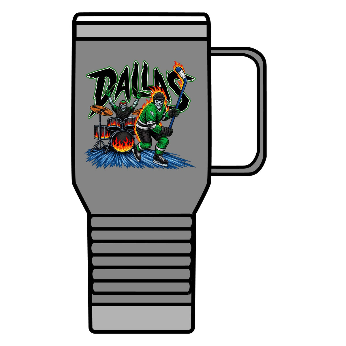 Dallas Stars Skeleton - 20oz Insulated Mug