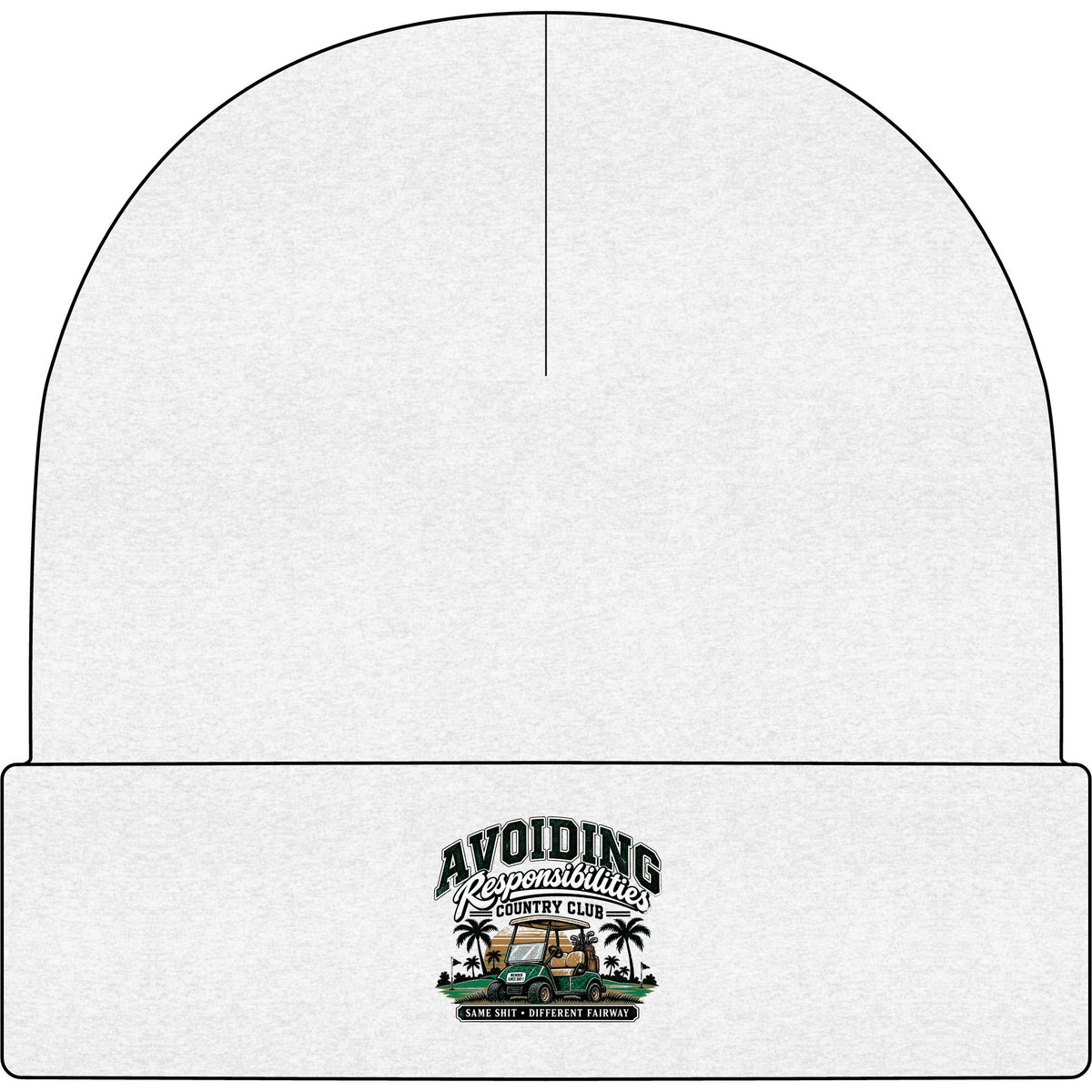 Avoiding Responsibility Country Club - AS Colour 1107 Cuff Beanie