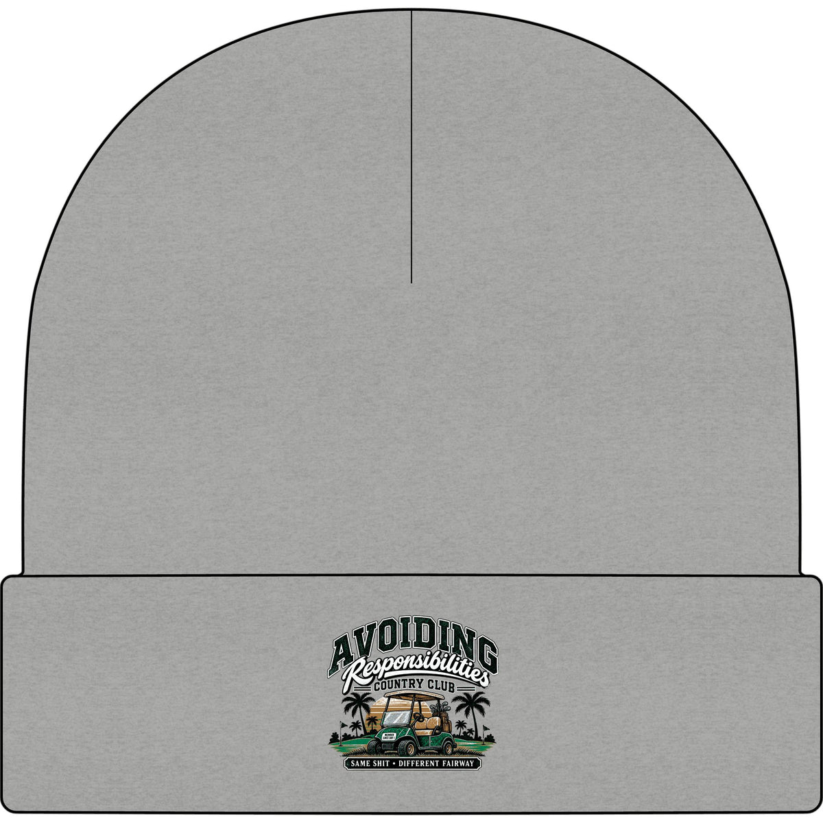 Avoiding Responsibility Country Club - AS Colour 1107 Cuff Beanie
