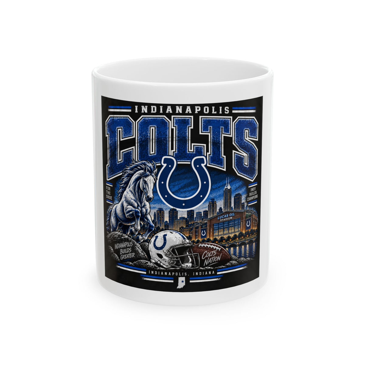 Colts Nation Indianapolis - Ceramic Mug 11oz and 15oz