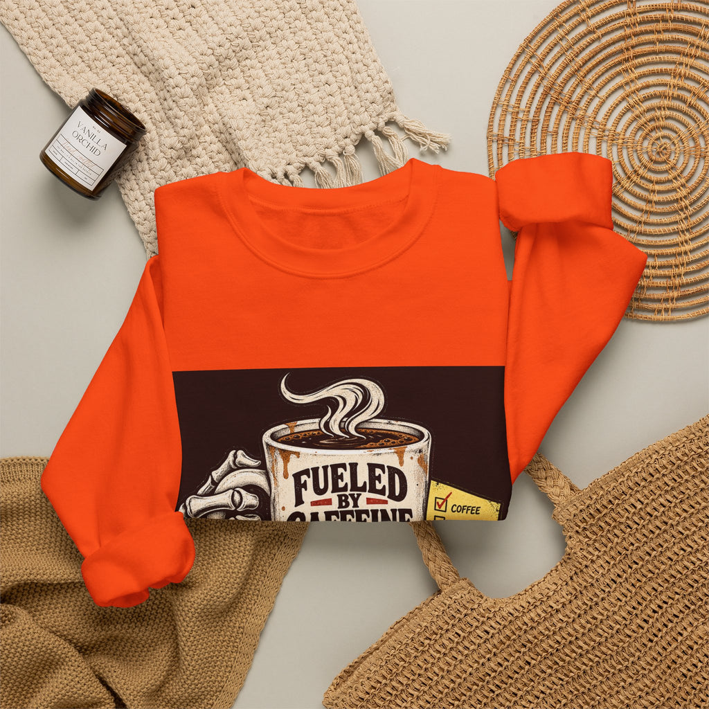 Fueled by Caffeine - Crewneck Sweatshirt