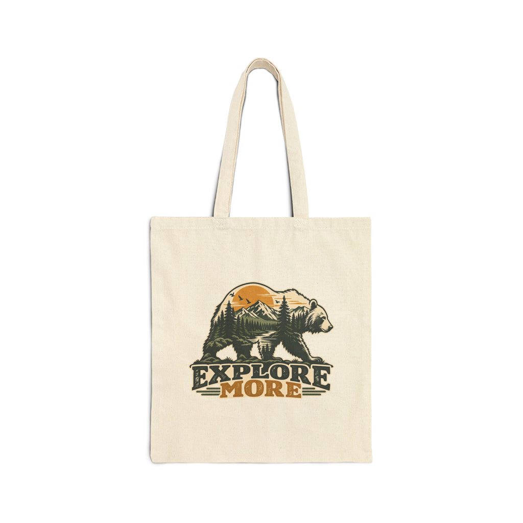 Explore More Bear - Canvas Tote