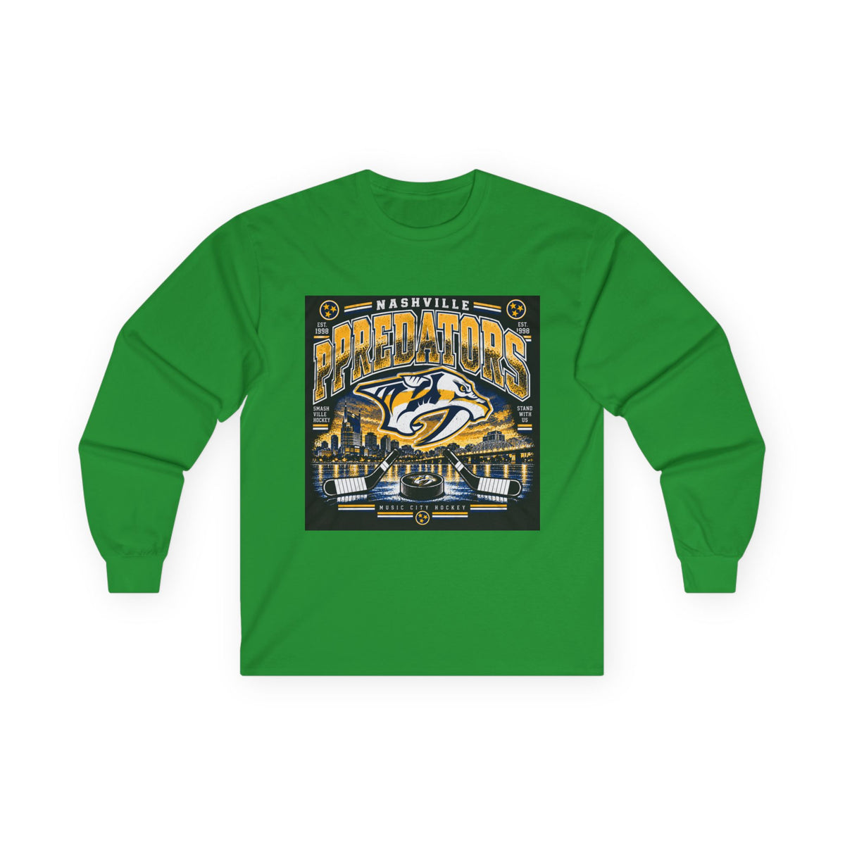 Nashville Predators Music City - Unisex Ultra Cotton Long Sleeve Tee