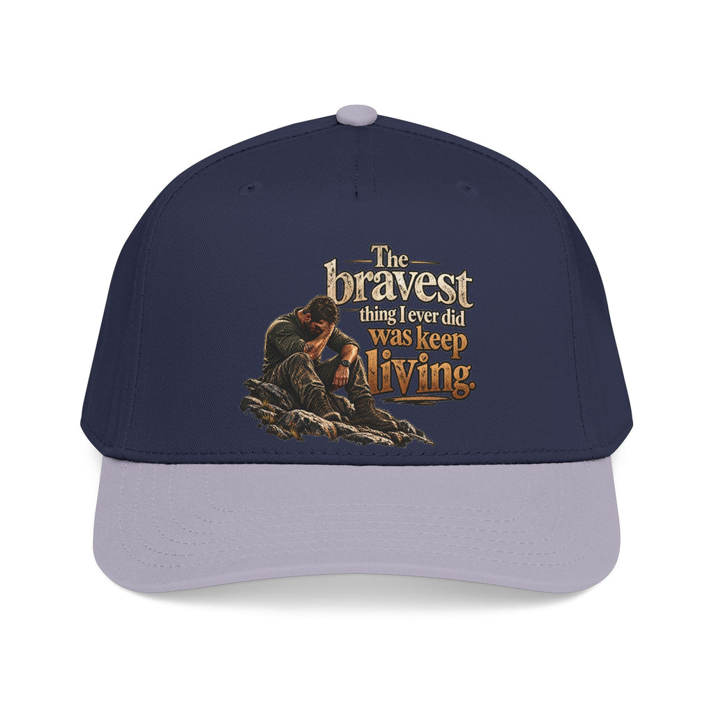 The Bravest Thing I Ever Did Was Keep Living - OTTO Baseball Hat