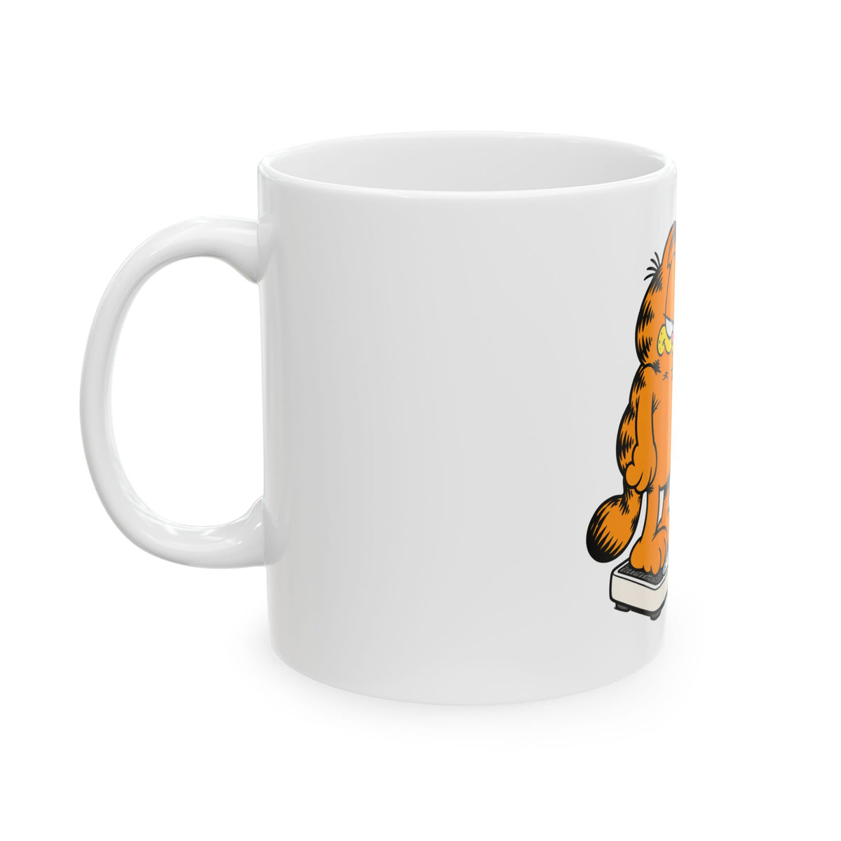 Round Shape Garfield - Ceramic Mug 11oz and 15oz