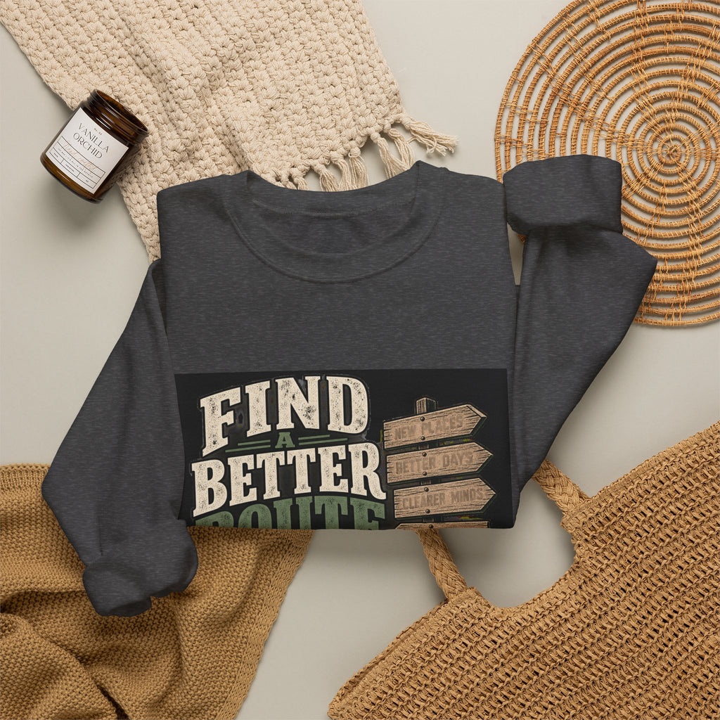 Find A Better Route - Crewneck Sweatshirt