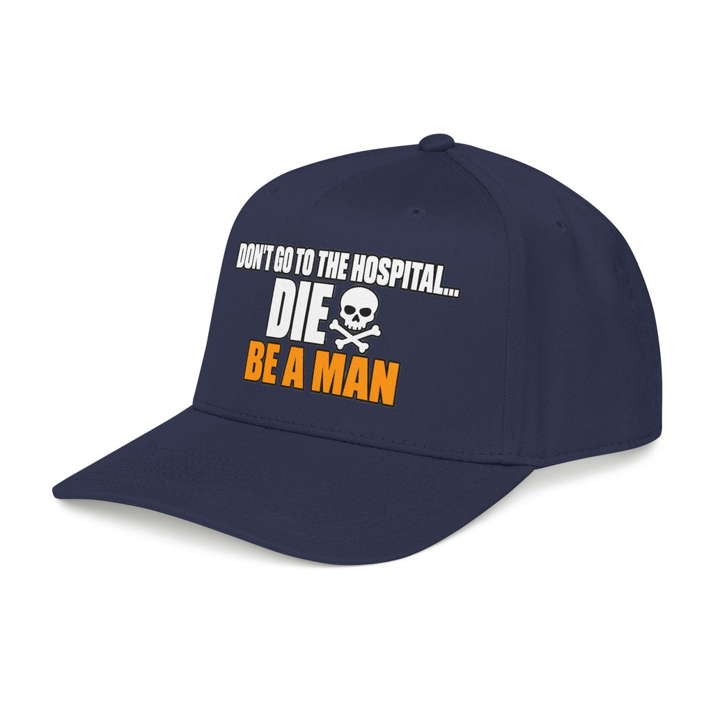 Dont Go to the Hospital - White Outlined - OTTO Baseball Hat