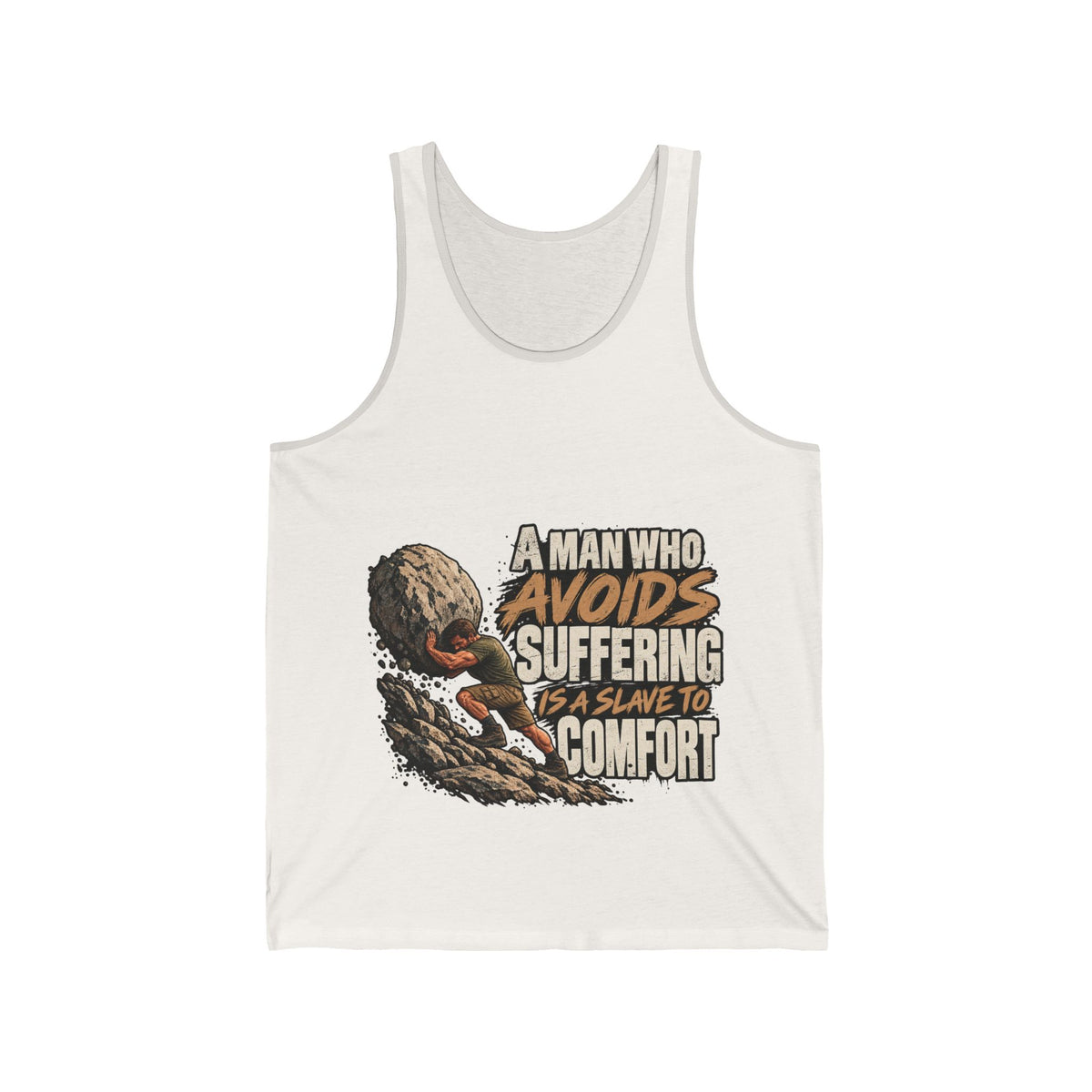 A Man Who Avoids Suffering - Athletic Tank