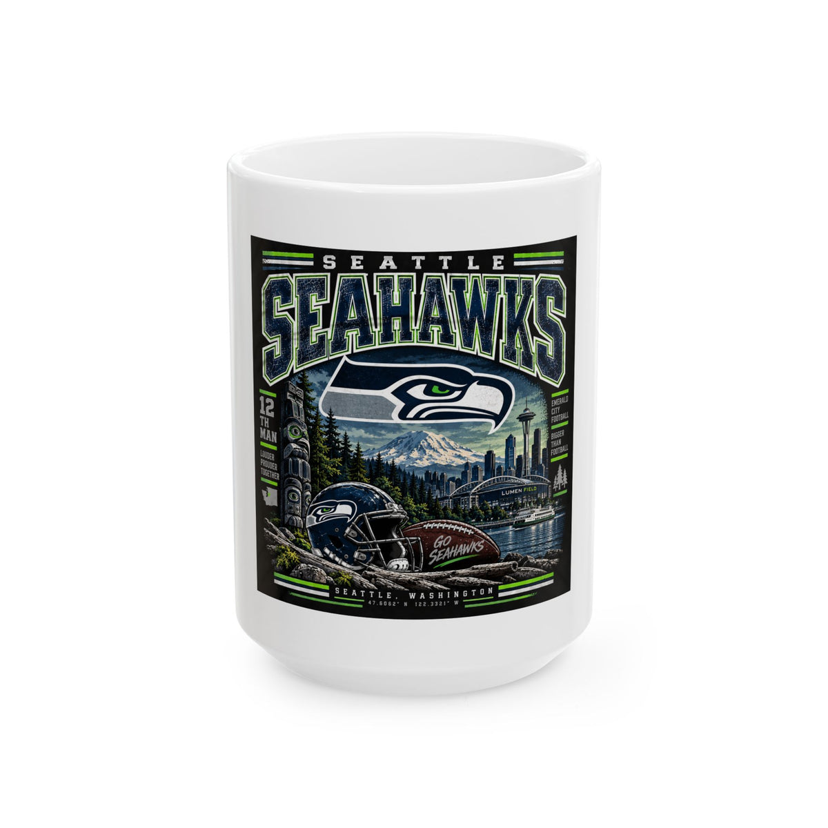 Seattle Seahawks Pride - Ceramic Mug 11oz and 15oz