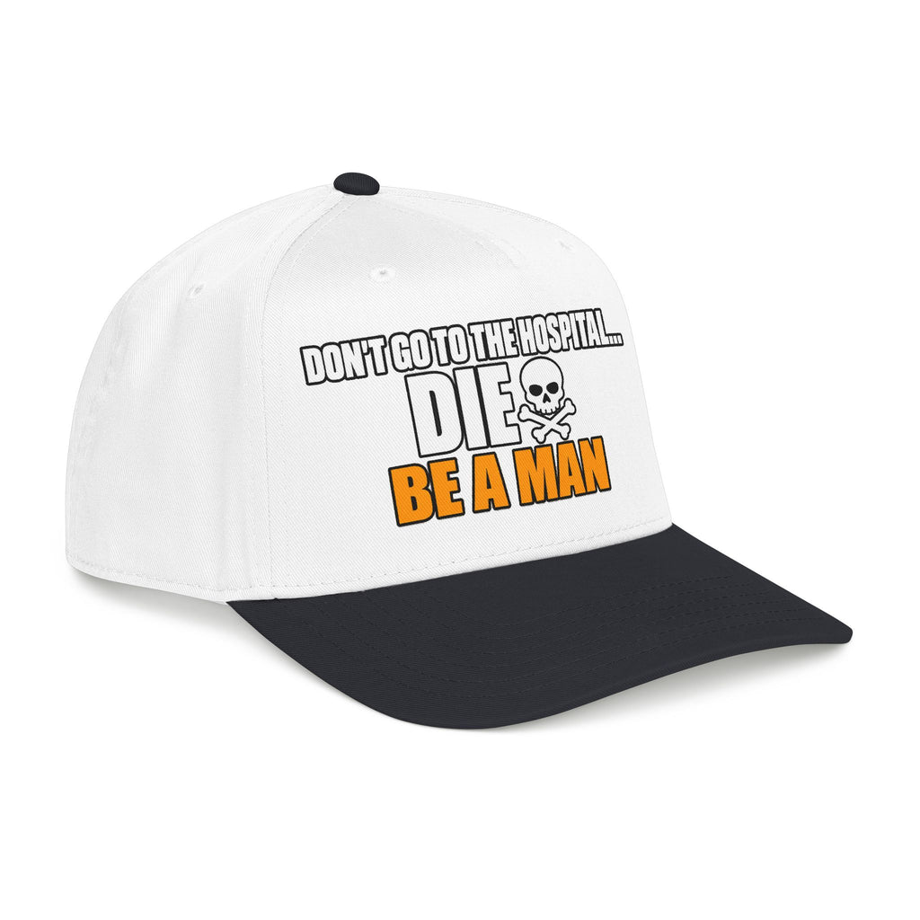 Dont Go to the Hospital - White Outlined - OTTO Baseball Hat