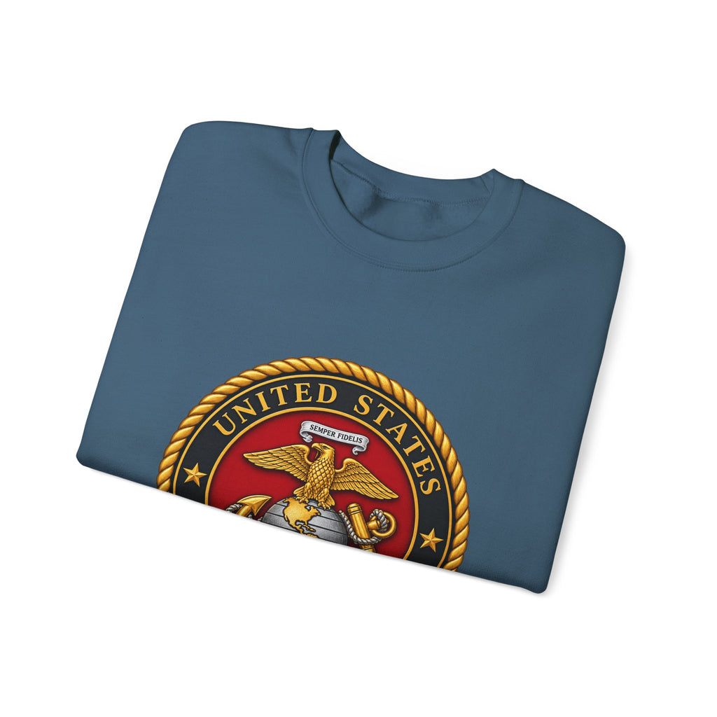 U.S. Marine Corps Emblem - Crewneck Sweatshirt