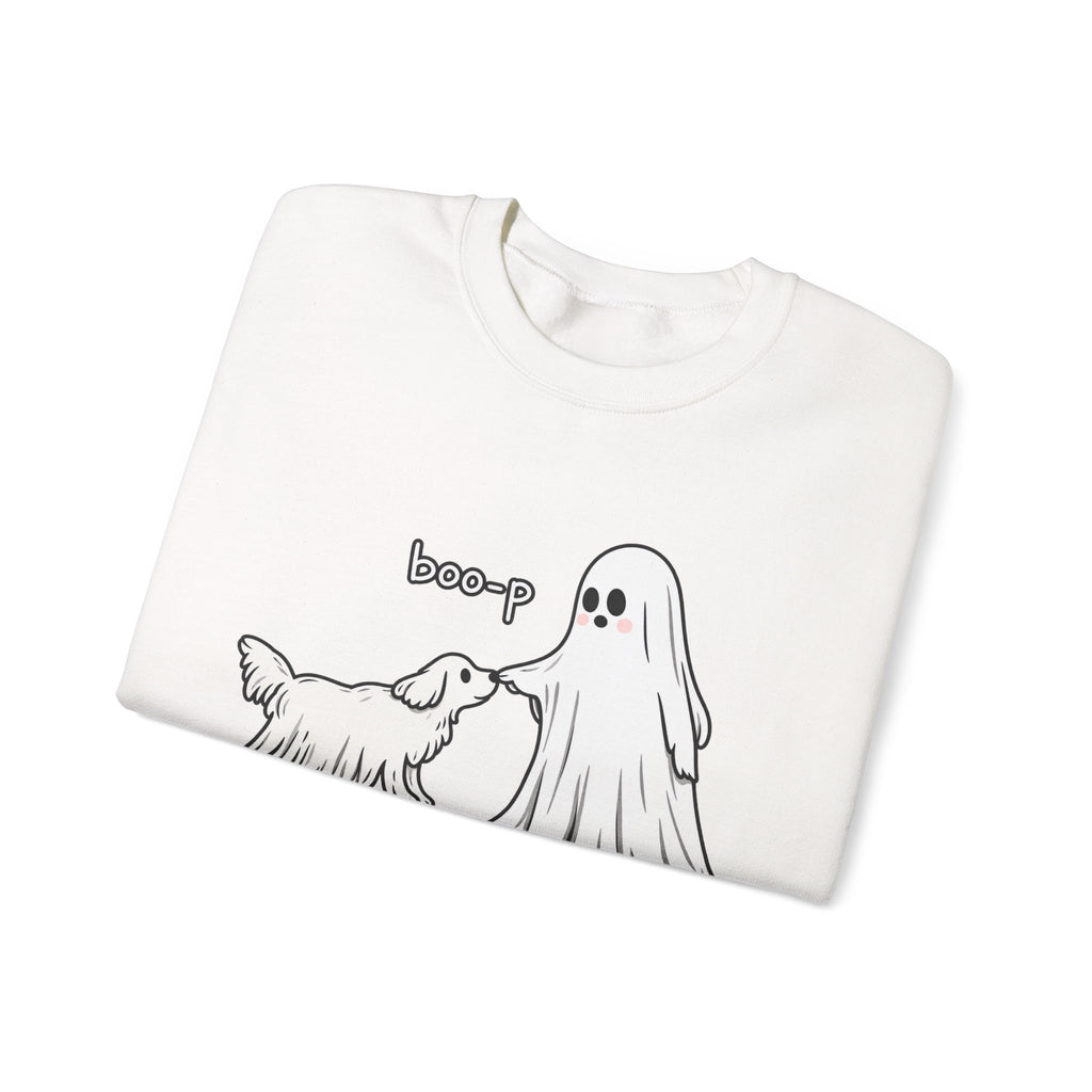 Boo-p Ghost and Dog - Crewneck Sweatshirt