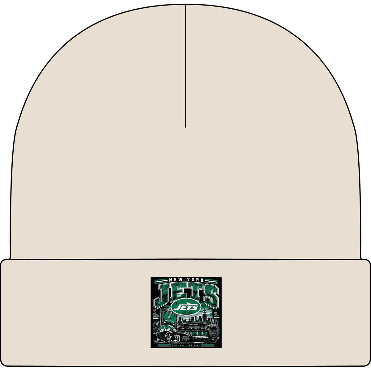 New York Jets Skyline - AS Colour 1107 Cuff Beanie