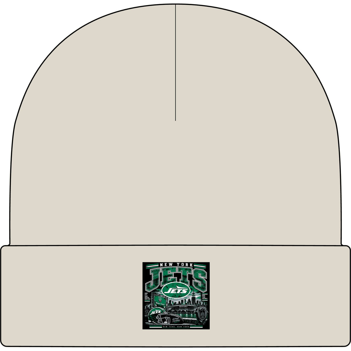 New York Jets Skyline - AS Colour 1107 Cuff Beanie