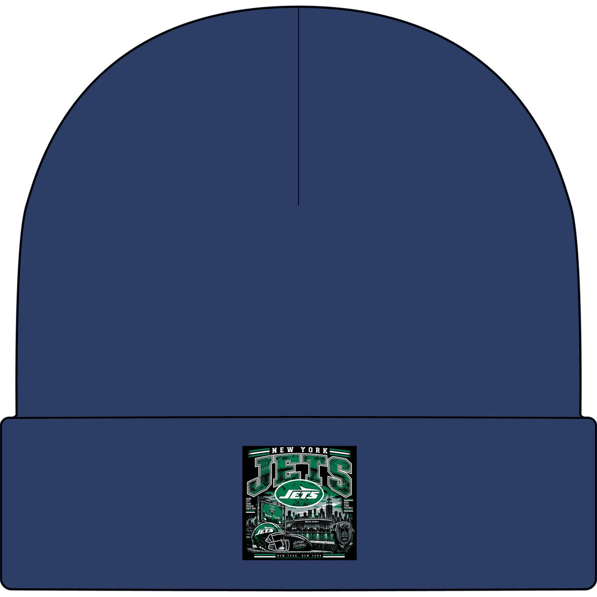 New York Jets Skyline - AS Colour 1107 Cuff Beanie