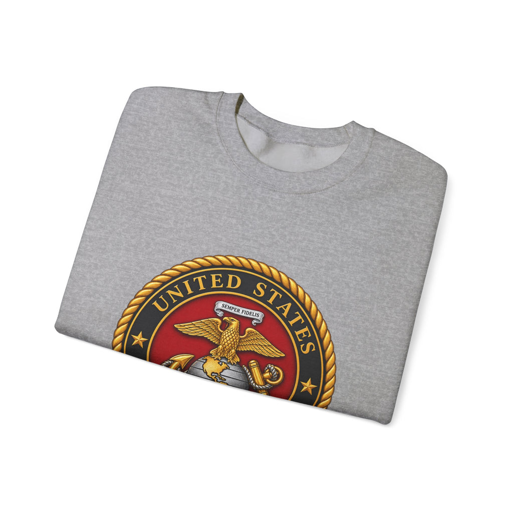 U.S. Marine Corps Emblem - Crewneck Sweatshirt