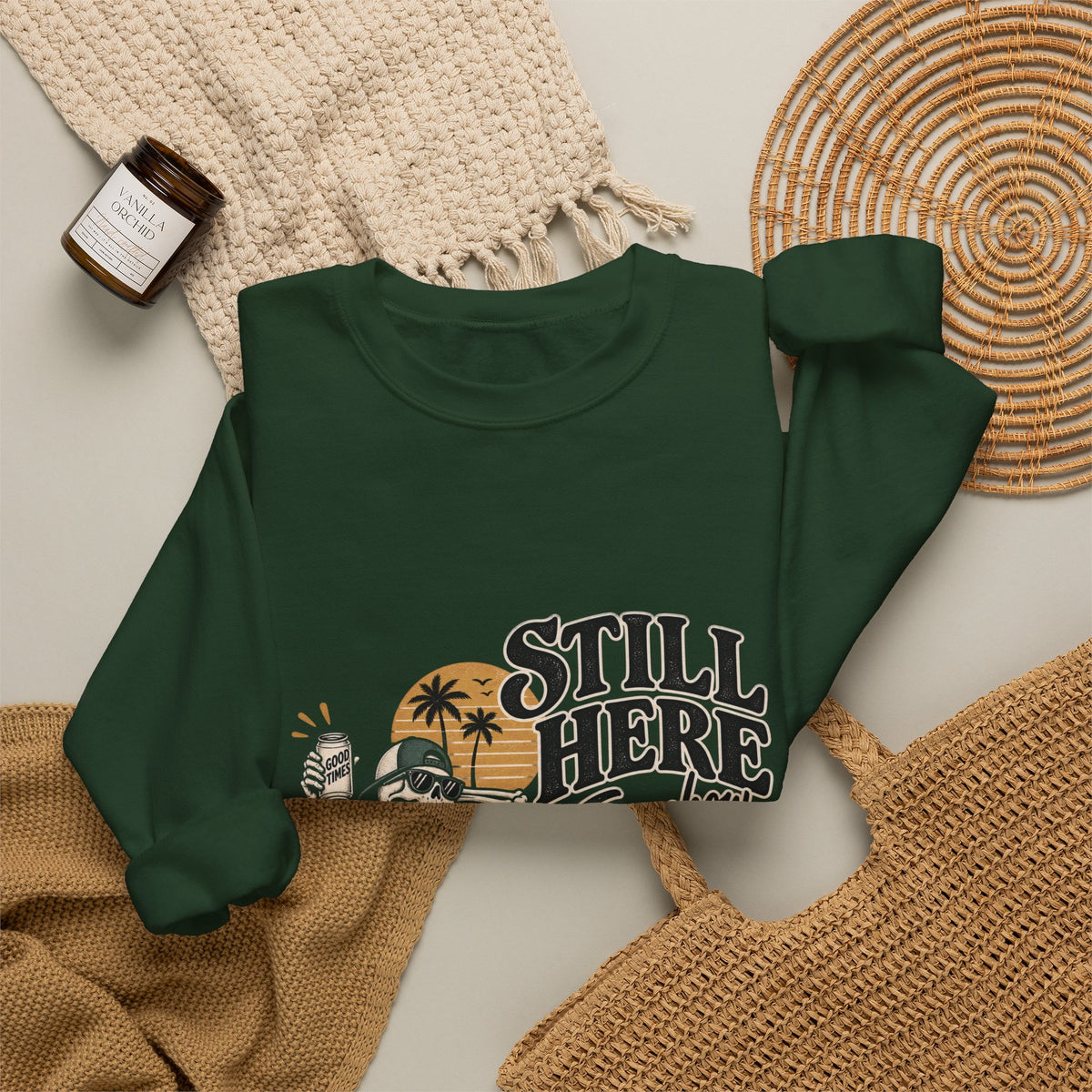 Still Here Somehow - Crewneck Sweatshirt