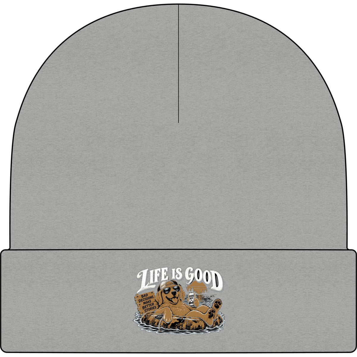 Life is Good Floatin' - AS Colour 1107 Cuff Beanie